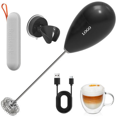 Qualität  Suction Cup Wall Mount Electric Milk Frother Uses Safe Lithium Battery usine