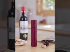 Schwarz Rot ABS wiederaufladbarer elektrischer Flaschenöffner 3 Stunden Ladezeit